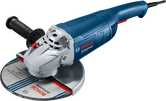 Bosch GWS 2200 angle grinder with side handle.