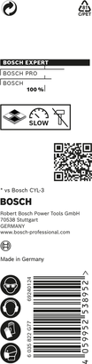 Bosch EXPERT CYL-9 MultiConstruction drill bit 3.5 x 40 x 70 mm.