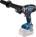 Bosch GSB 18V-150 C cordless combi drill with side handle.