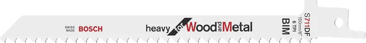 Bosch S711DF jigsaw blade for wood and metal.