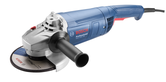 Bosch GWS 2200-180 angle grinder with ergonomic handle.