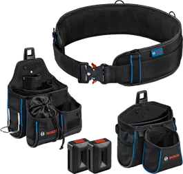 Bosch tool belt kit with pouches and ProClick holders.