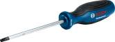 Bosch T30 screwdriver with ergonomic blue handle.