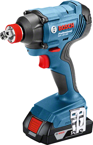 Bosch GDX 180-LI cordless impact driver with battery.
