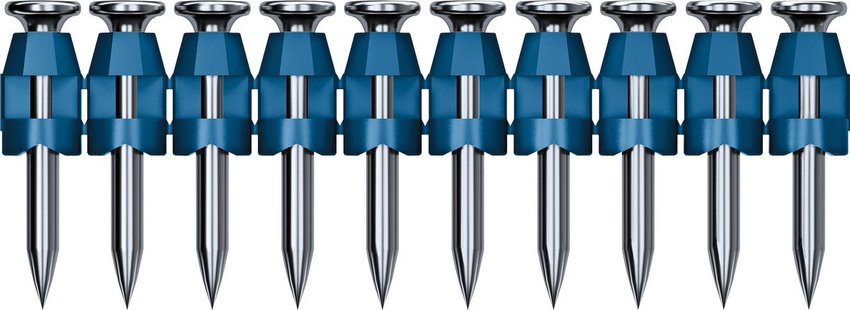 Bosch NB-25 nails, 25 mm length with 2.7 mm shank.