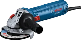 Bosch GWS 12-125 angle grinder with standard auxiliary handle.
