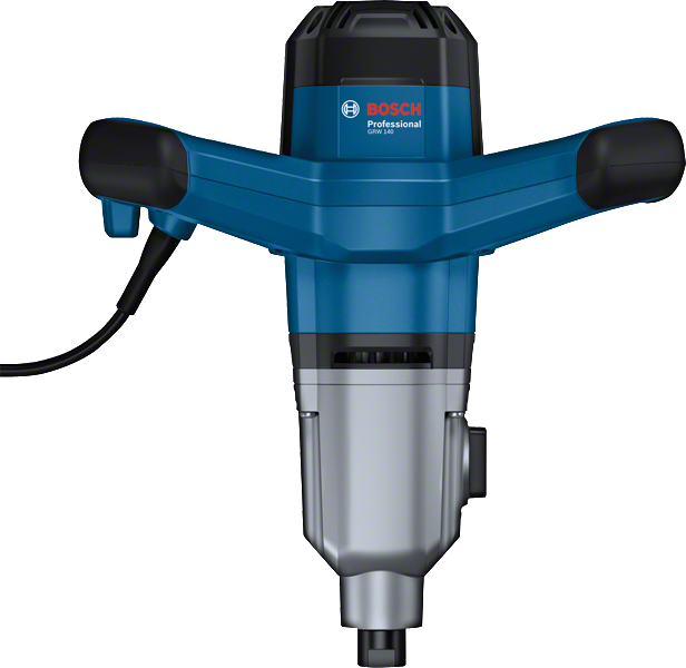 Bosch GRW 140 robust mixing drill with ergonomic handles.