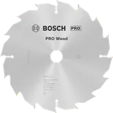 Bosch PRO Wood circular saw blade 184 mm for woodworking.