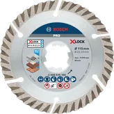 Bosch PRO Multi Material Diamond Disc X-Lock 115 mm.
