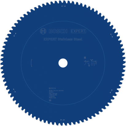 Bosch EXPERT stainless steel circular saw blade, 90 teeth.