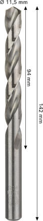 Bosch PRO Metal HSS-G Twist Drill Bit 11.5x94x142 mm.