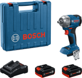Bosch GDS 18V-350 cordless impact wrench set.