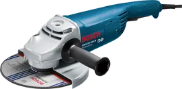 Bosch GWS 24-230 H angle grinder with ergonomic handle.