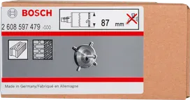 Croce di foratura Bosch da 87 mm per frese a corona a secco.