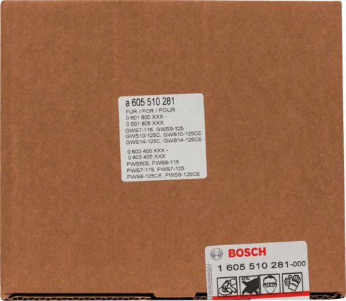 cod 1605510281 Bosch Cuffia di Aspirazione per Levigatura Originale 125 mm 