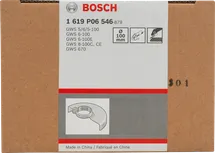 Cuffia protettiva Bosch da 100 mm senza coperchio.
