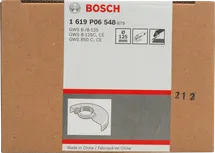 Protezione protettiva per levigatura Bosch da 125 mm.