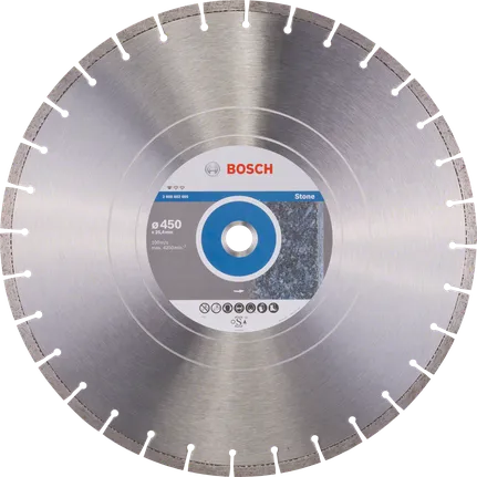 Disco da taglio diamantato Bosch Standard for Stone da 450 mm.