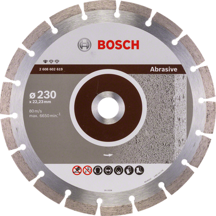 Disco da taglio diamantato Bosch Standard per abrasivo da 230 mm.