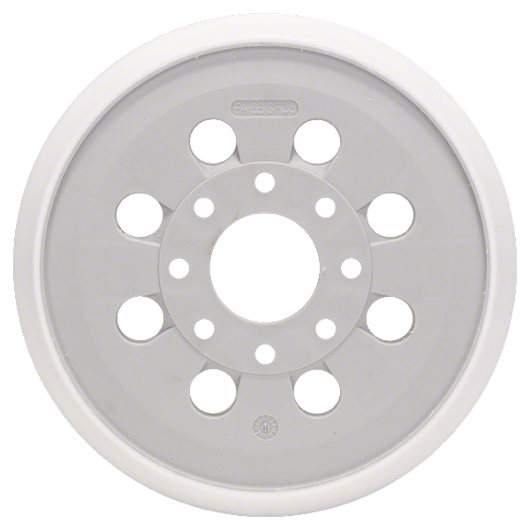 Platorello morbido Bosch da 125 mm con 8 fori.