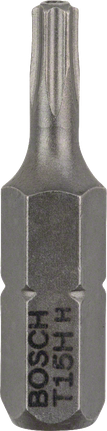 Punta per cacciavite Bosch T15H Security-Torx, extra dura.