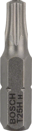 Punta per cacciavite Bosch T25H Security-Torx, extra dura.
