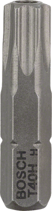 Punta per cacciavite Bosch T40H Security-Torx, extra dura.