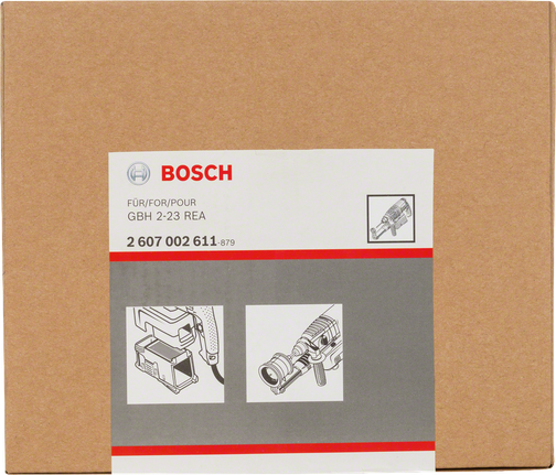 Set di adattatore per contenitore polvere e fresa a tazza Bosch GBH 2-23 REA.