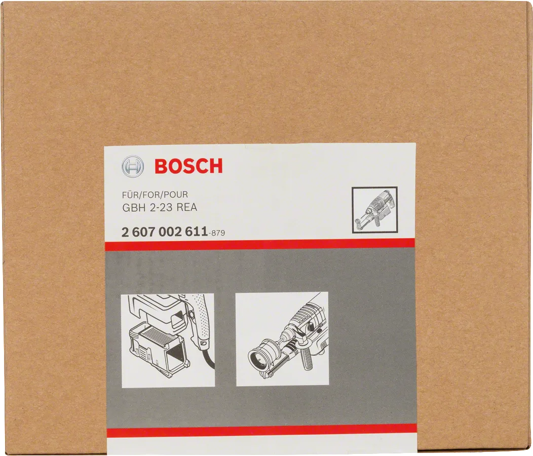 Set di adattatore per contenitore polvere e fresa a tazza Bosch GBH 2-23 REA.