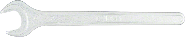 Chiave a forchetta Bosch da 14 mm per serrare i dadi.