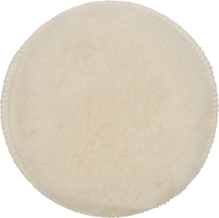 Cuffia in lana d'agnello Bosch da 160 mm per levigatrici rotoorbitali.