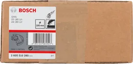 Protezione Bosch da 180 mm senza coperchio.