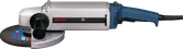 Smerigliatrice angolare Bosch con impugnatura laterale.