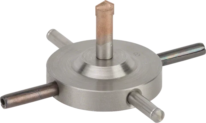 Croce di foratura Bosch per frese a corona a secco 87 mm.