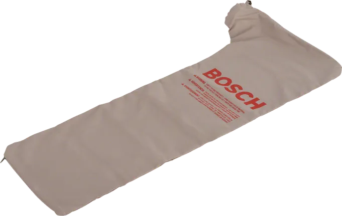 Sacchetto raccoglipolvere Bosch per un'efficiente raccolta della segatura.