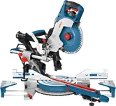 Troncatrice radiale Bosch GCM 8 SDE con lama da 216 mm.