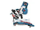 Troncatrice radiale Bosch GCM 8 SDE con lama da 216 mm.