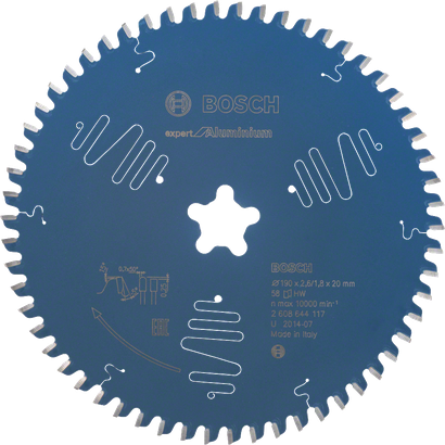 Lama per sega circolare Bosch Expert per alluminio, 190 mm.