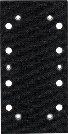 Piastra abrasiva Bosch GSS 92x182mm con 14 fori.