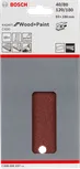 Confezione da 10 fogli abrasivi Bosch C430 per legno e vernice.