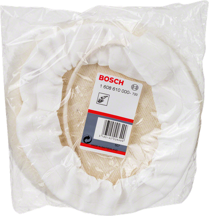 Tampone in lana d'agnello Bosch da 180 mm per lucidatura.