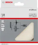 Tampone in lana d'agnello Bosch da 125 mm per la lucidatura delle superfici.