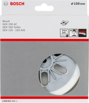 Platorello extra morbido Bosch da 150 mm.