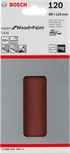 Confezione da 10 fogli abrasivi Bosch C430, grana 120.