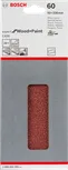 Confezione da 10 fogli abrasivi Bosch C430, 93x230 mm, grana 60.