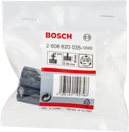 Attacco Bosch per manicotti abrasivi, diametro 30 mm.