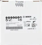 Disco abrasivo in fibra Bosch R444 per metallo, diametro 100 mm.