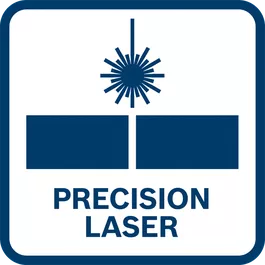 Configurazione semplice grazie alla proiezione laser della linea di taglio