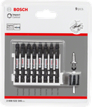 Set di punte per cacciavite Impact Control Bosch da 9 pezzi.