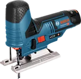 Seghetto alternativo a batteria Bosch GST 12V-LI per tagli di precisione.